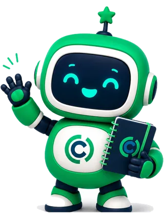 Coco, el asistente de Open Coaching, saludando